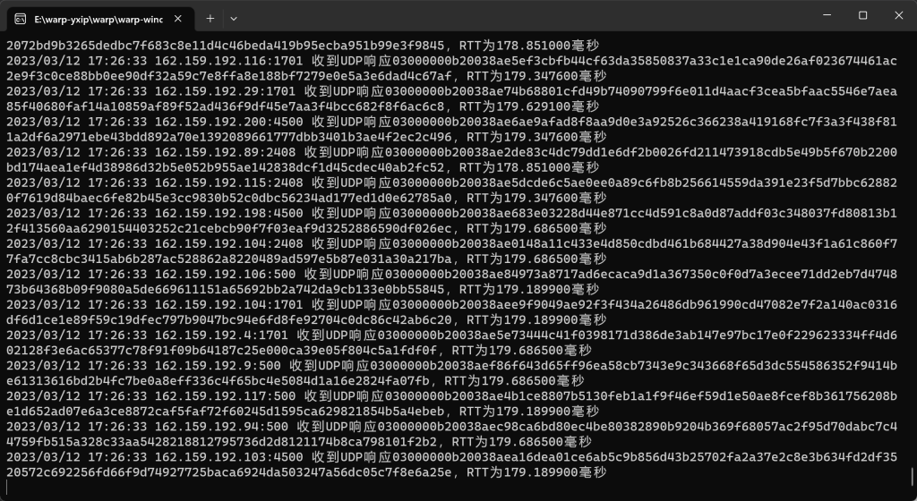 WARP 的优选 IP,提高本地 WARP 节点访问性以及解锁 ChatGPT WARP 的优选 IP,提高本地 WARP 节点访问性以及解锁 ChatGPT