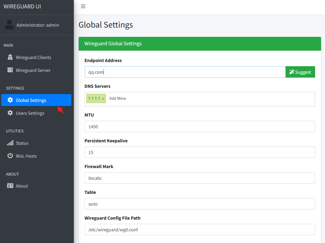WireGuard-UI 安装和配置 WireGuard-UI 安装和配置