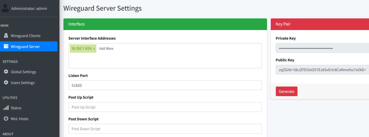WireGuard-UI 安装和配置 WireGuard-UI 安装和配置